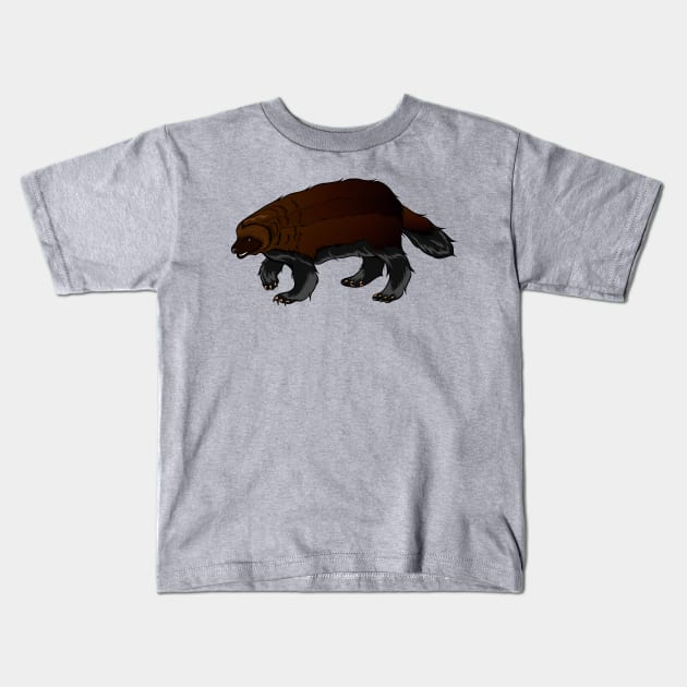 Wolverine Kids T-Shirt by Sticker Steve